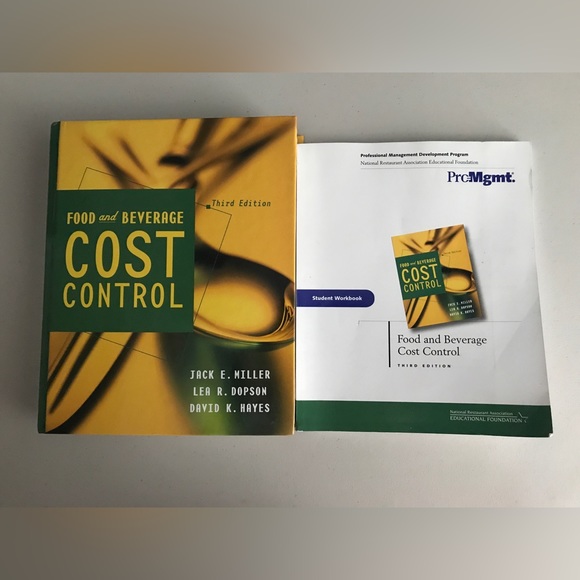 EUC Food & Beverage Cost Control - 2 books - Picture 1 of 3